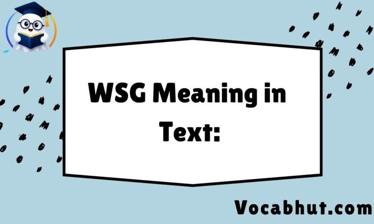 WSG Meaning in text