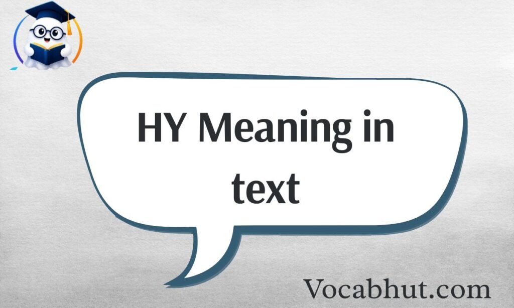 HY Meaning in text