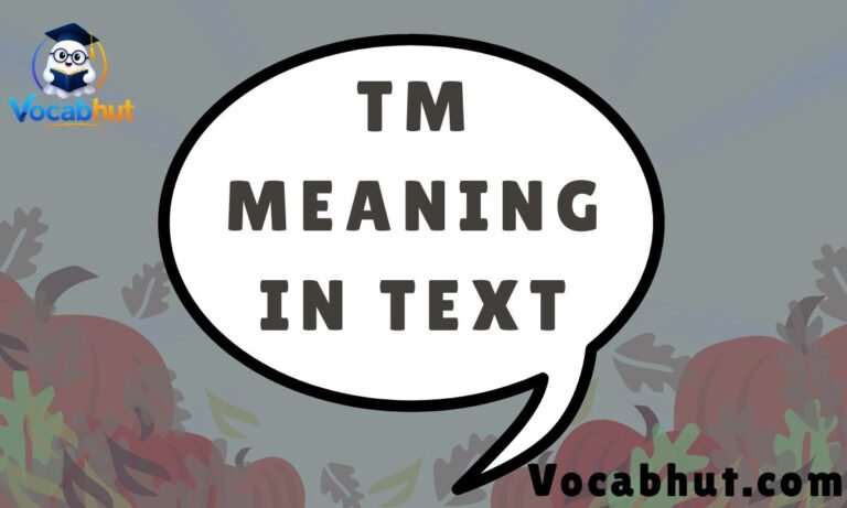 TM Meaning in text