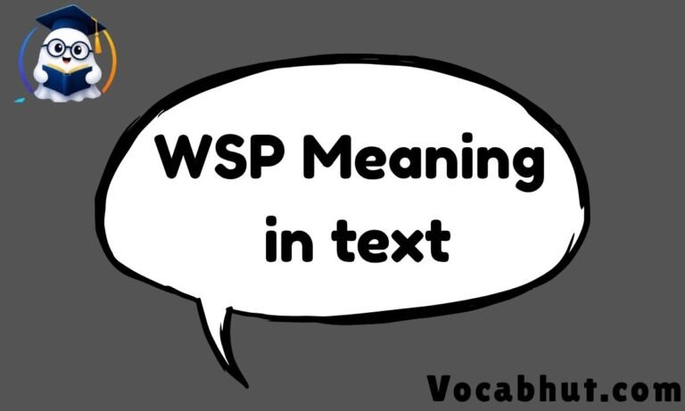 WSP Meaning in text