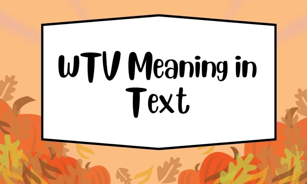 WTV Meaning in text